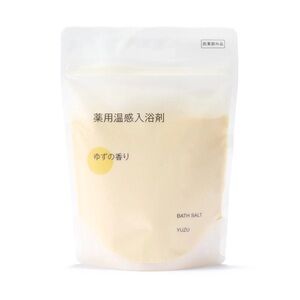 MUJI Medicinal Warming Bath Salts Yuzu scent 360g Onsen salt new made in Japan